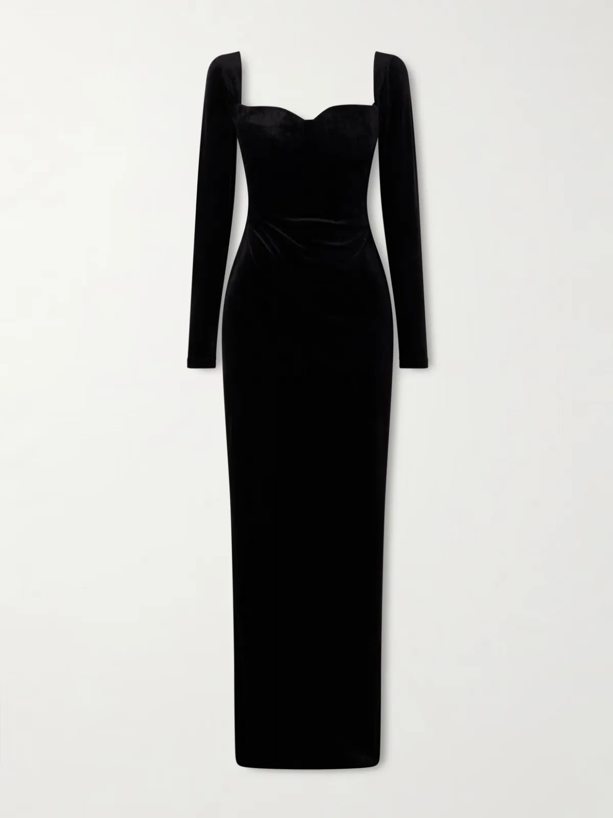 - Velvet Bustier Gown -