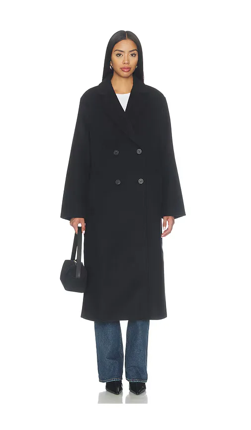 Hudson Double Breast Midi Coat
