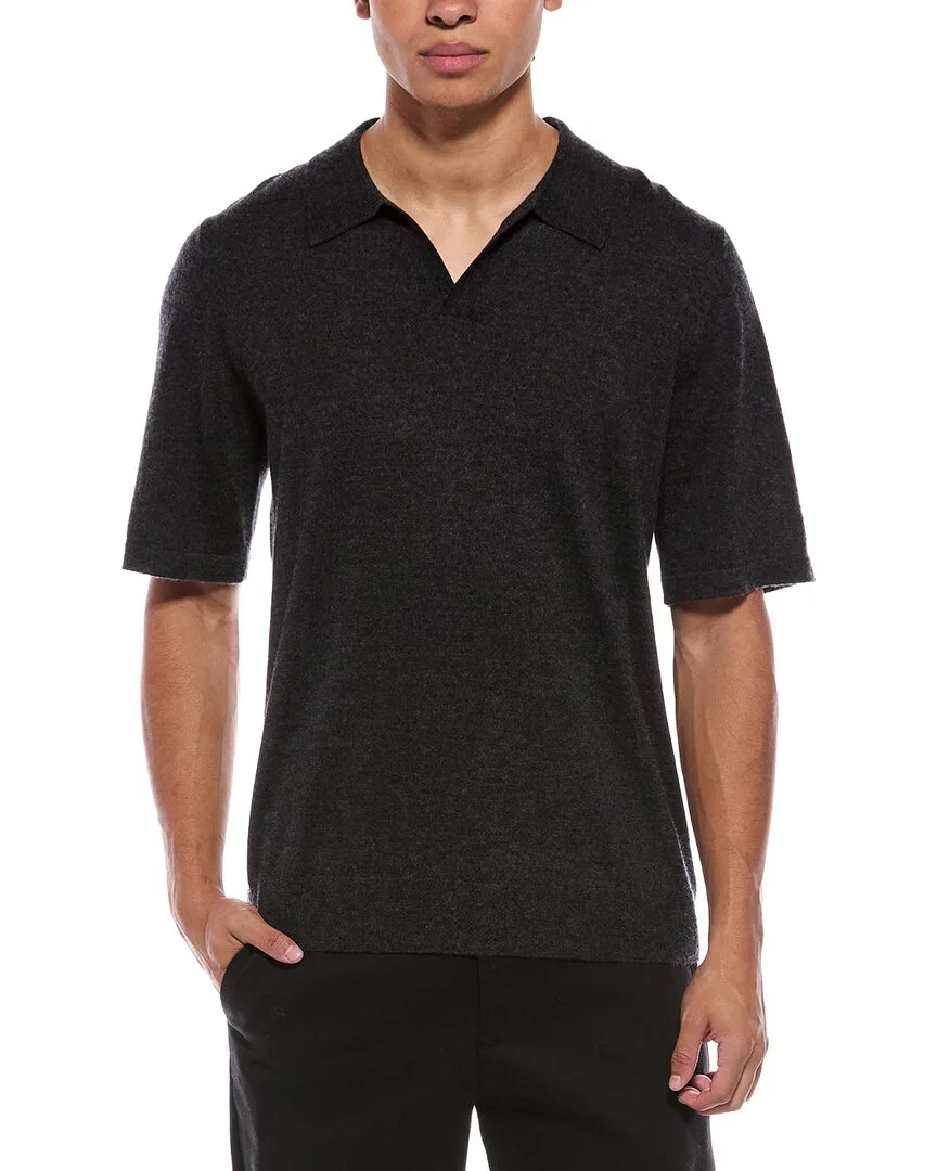 Relaxed Cashmere & Silk-Blend Polo Shirt by Npeal