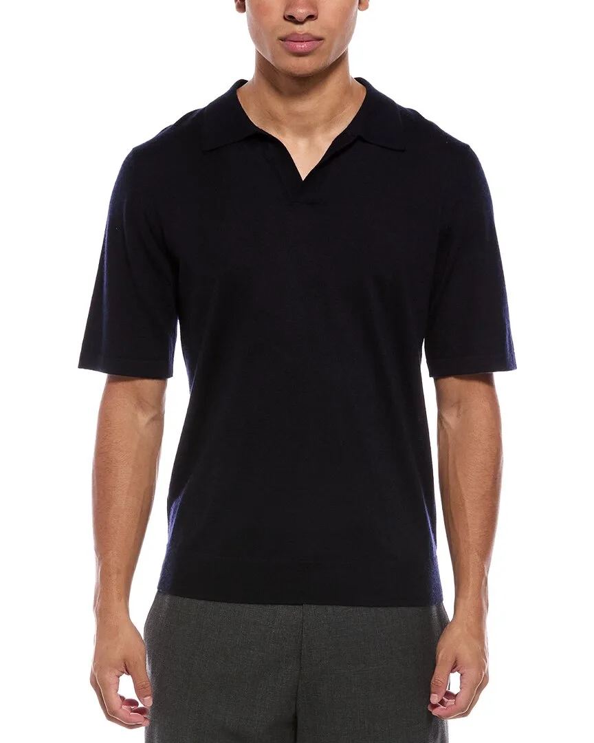 Relaxed Cashmere & Silk-Blend Polo Shirt