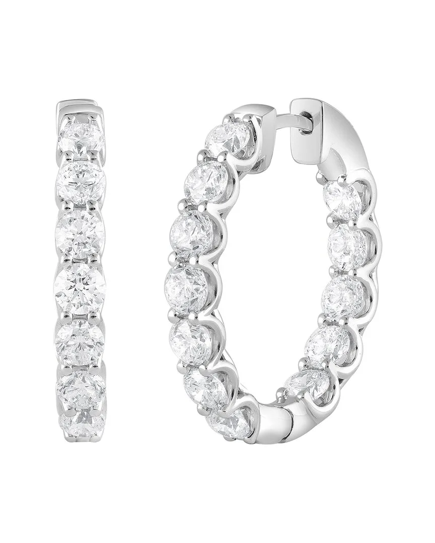 14K 6.00 ct. tw. Lab-Grown Diamond Hoop Earring by Lab Grown Diamonds