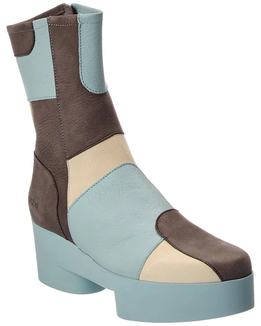Sixxya Leather Platform Boot by Arche