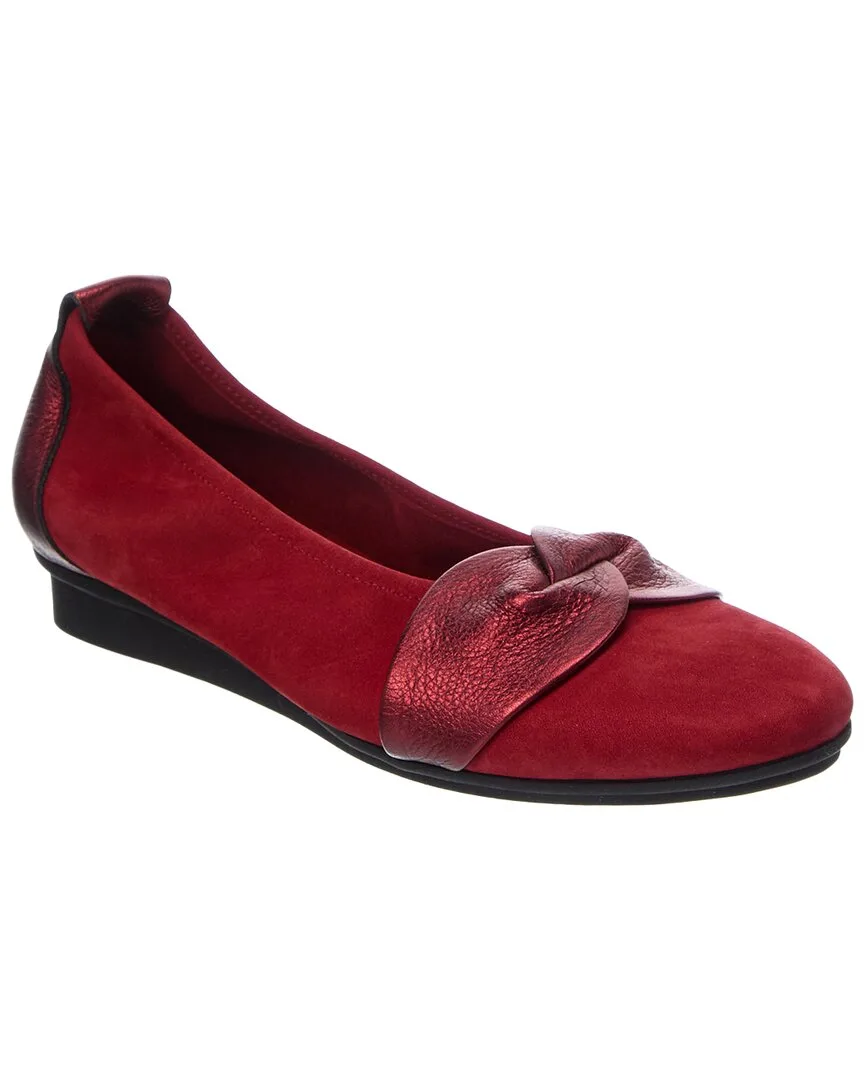 Ninika Nubuck & Shade Opera Flat by Arche