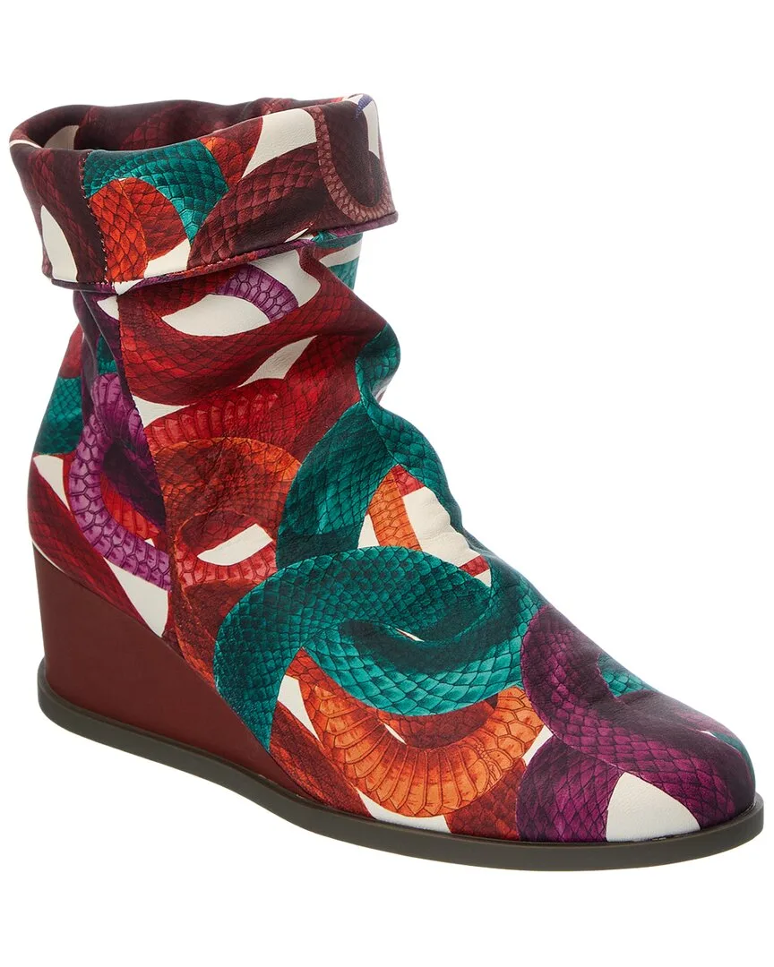 Okoarc Leather Wedge Boot by Arche