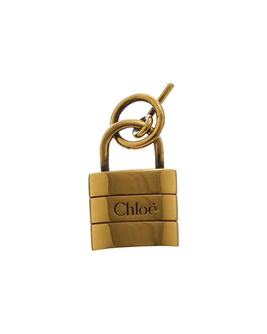 Alphabet Lock Bag Charm by Chloé