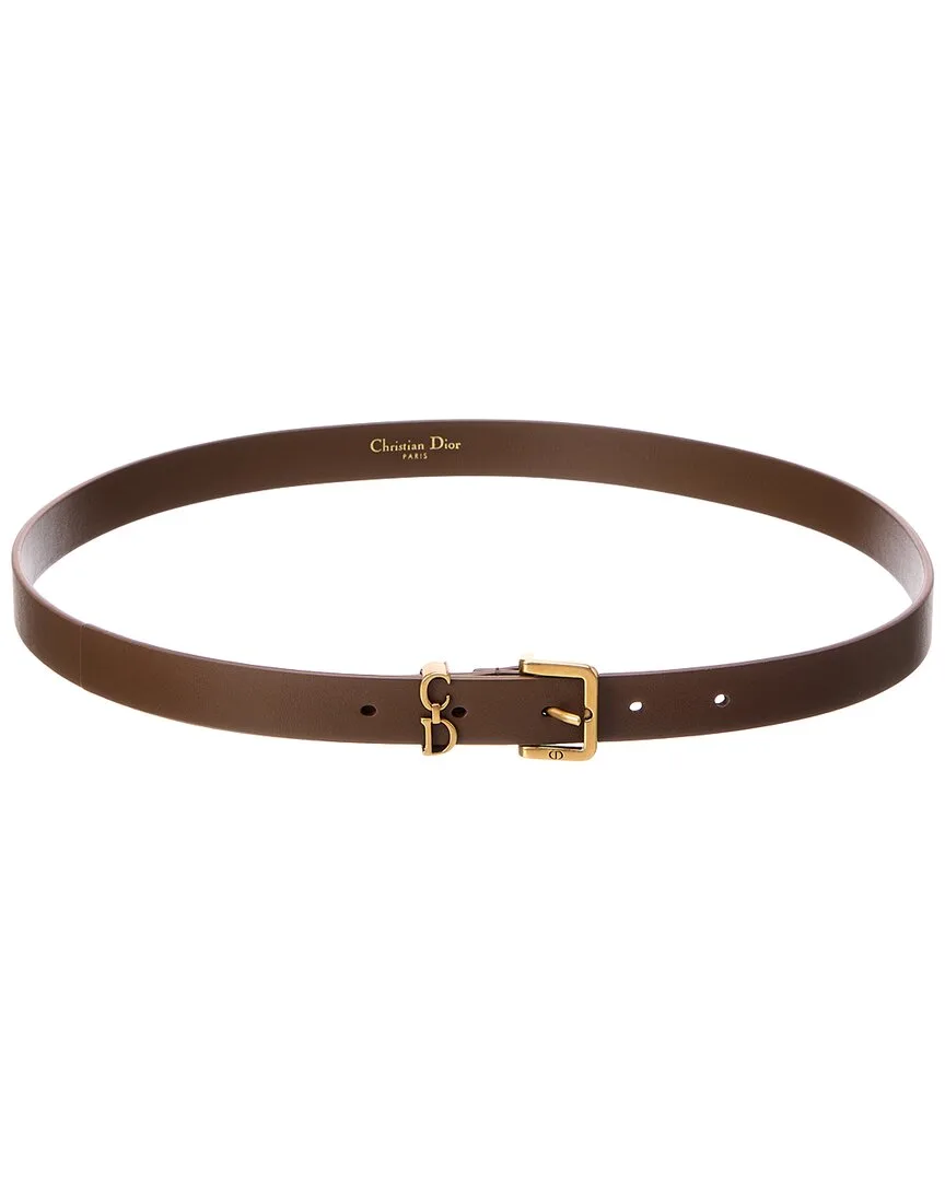 Cinture Saddle Leather Belt by Dior
