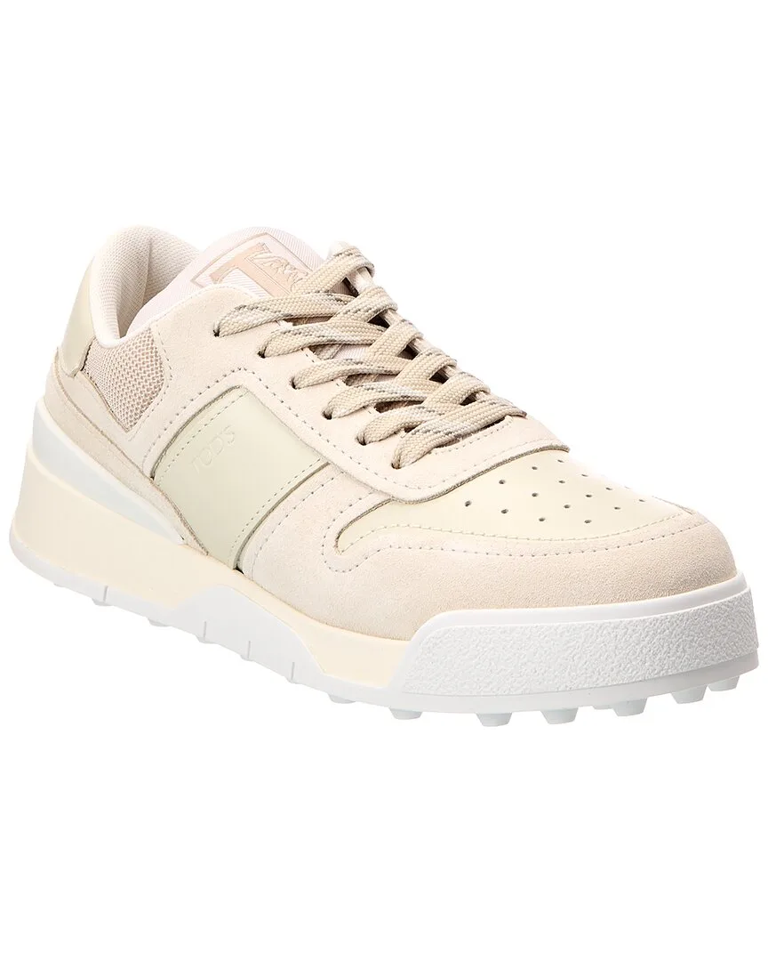 Leather & Suede Sneaker by Tod's