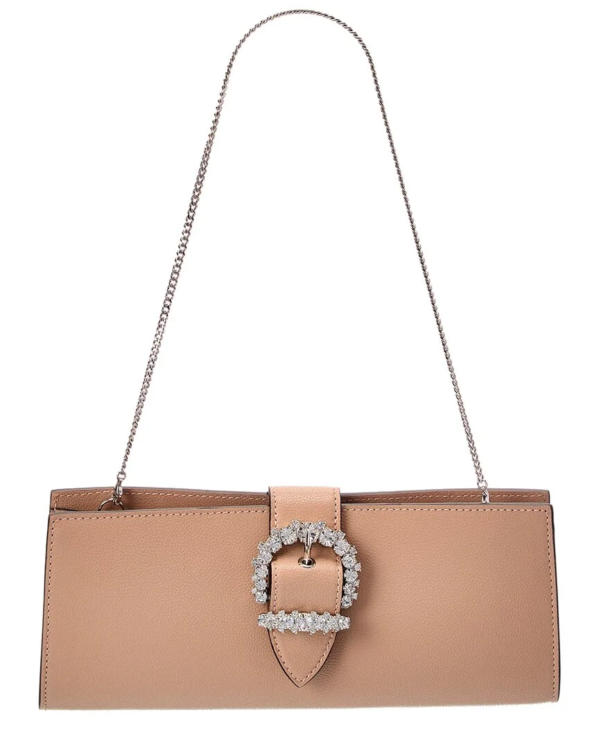 Cheri Leather Clutch by Jimmy Choo
