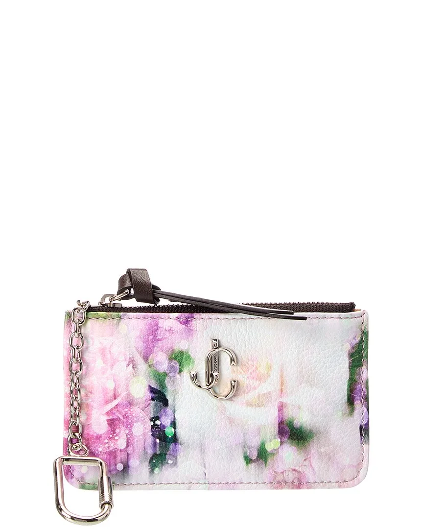 Nancy Leather Card Holder by Jimmy Choo
