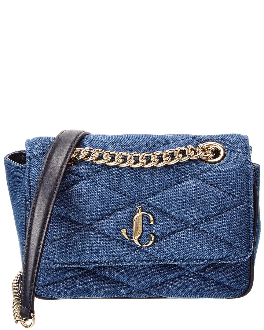Farone Denim Shoulder Bag by Jimmy Choo