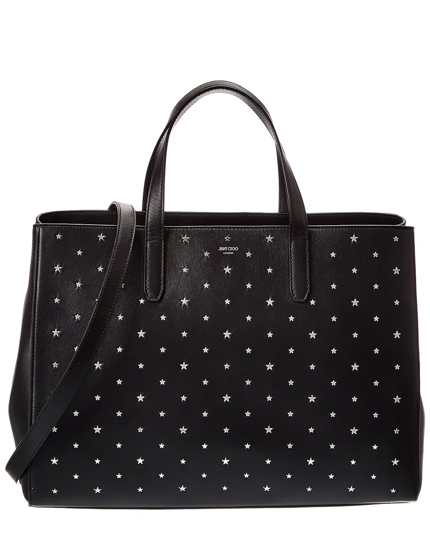 Amelina Leather Tote by Jimmy Choo
