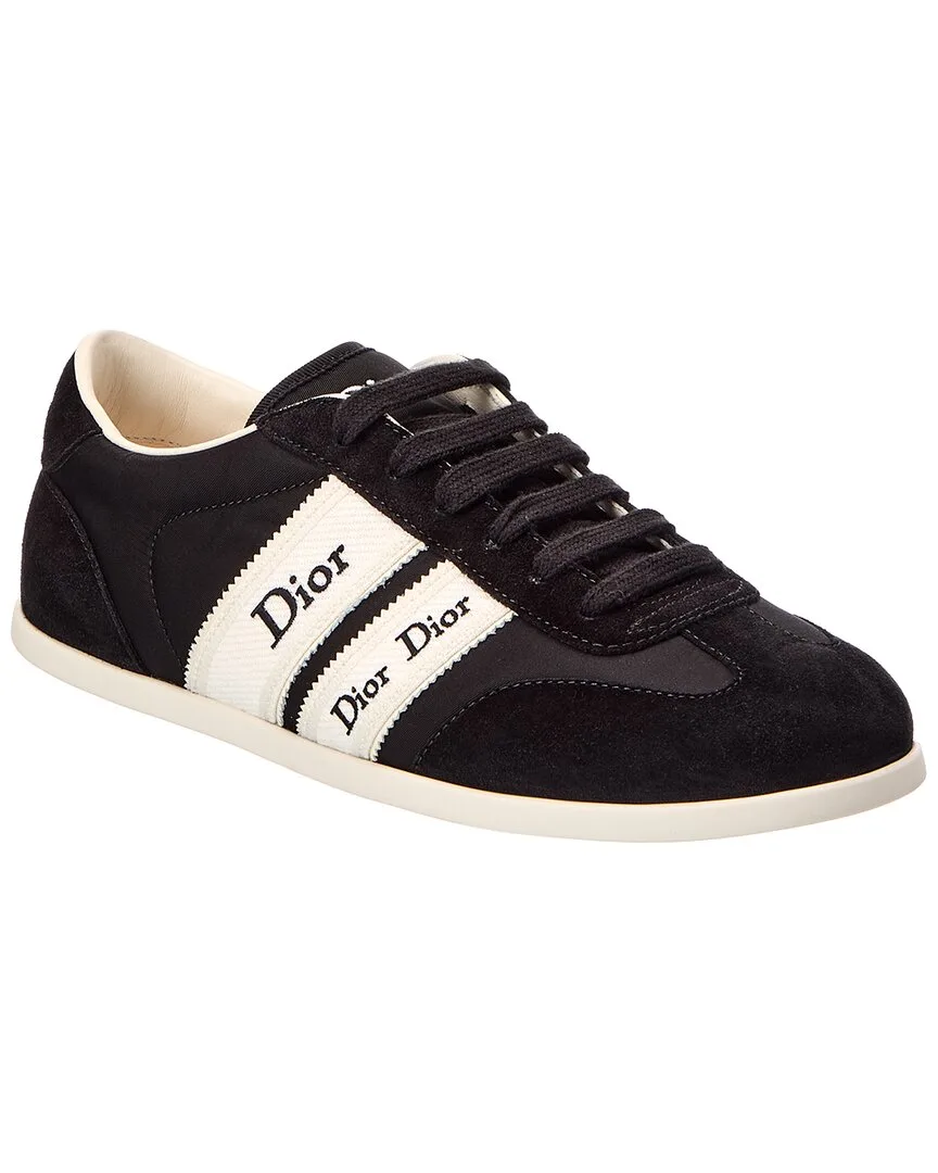 Ribbon Canvas & Suede Sneaker by Dior