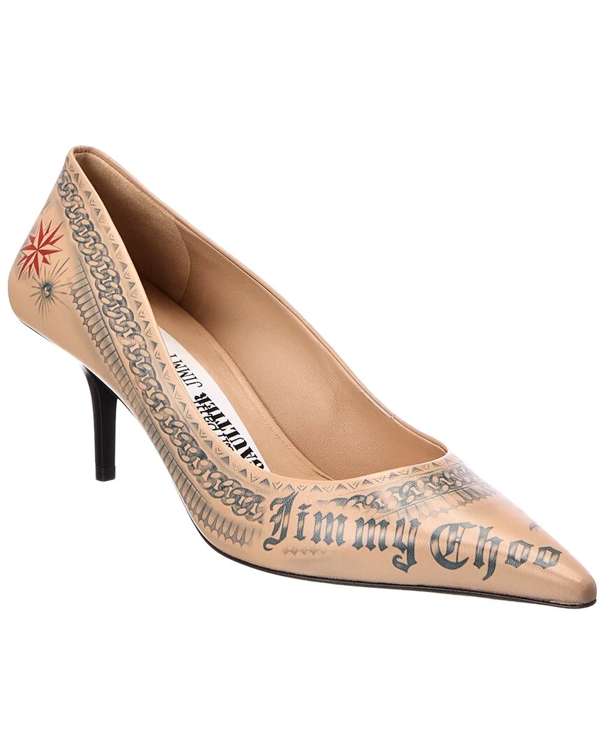 Jimmy Choo Jean Paul Gaultier Leather Pump by Jimmy Choo