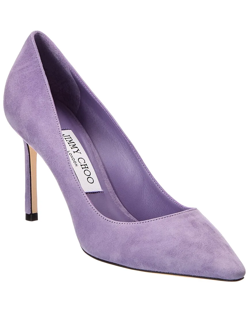 Romy 85 Suede Pump by Jimmy Choo