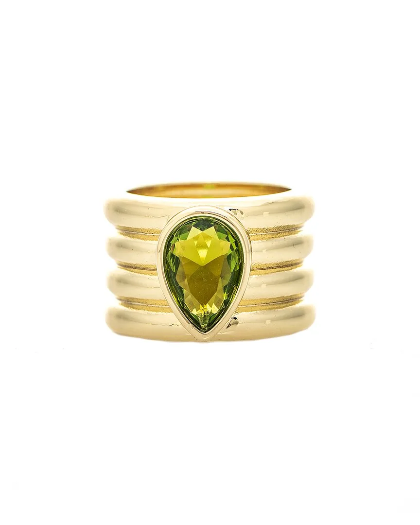 18K Plated Stackable Ring by Rivka Friedman