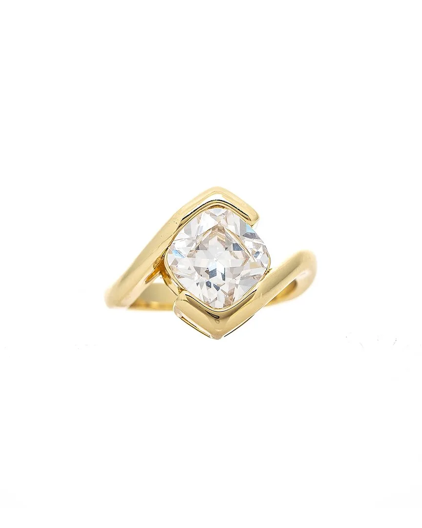 18K Plated Cz Stackable Ring by Rivka Friedman