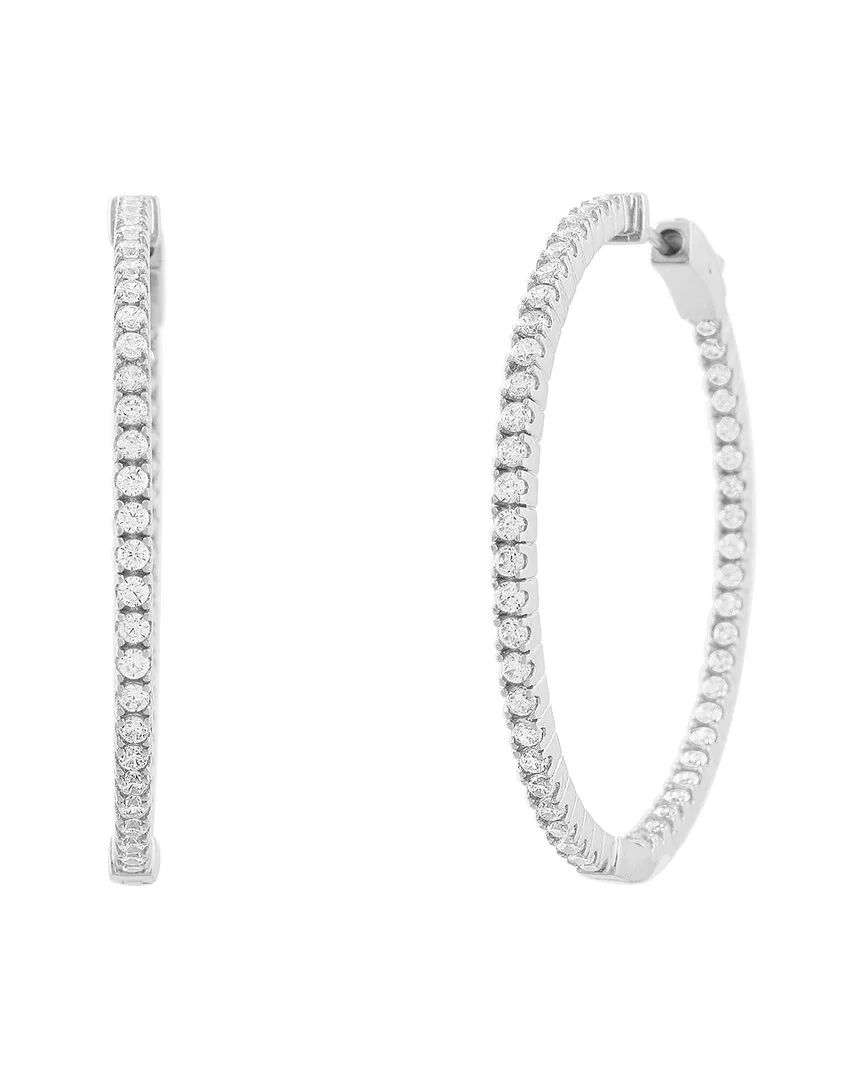 Cz Hoop Earrings by Jankuo