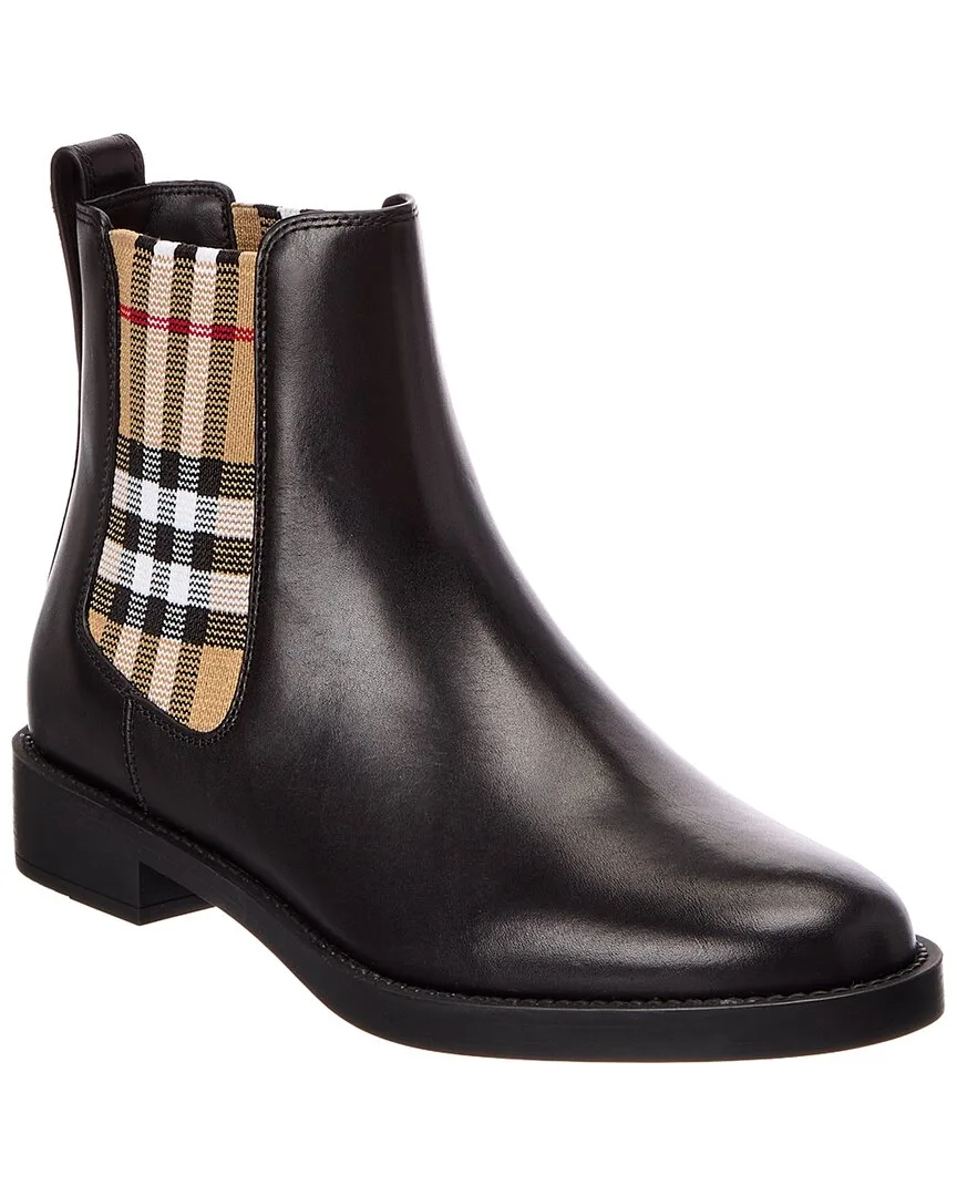 Hampstead Leather Boot by Burberry