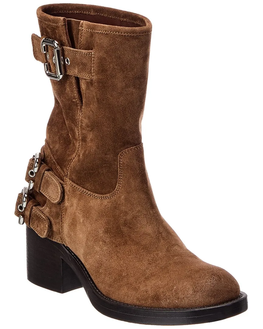 Dakota Suede Knee-High Boot by Chloé