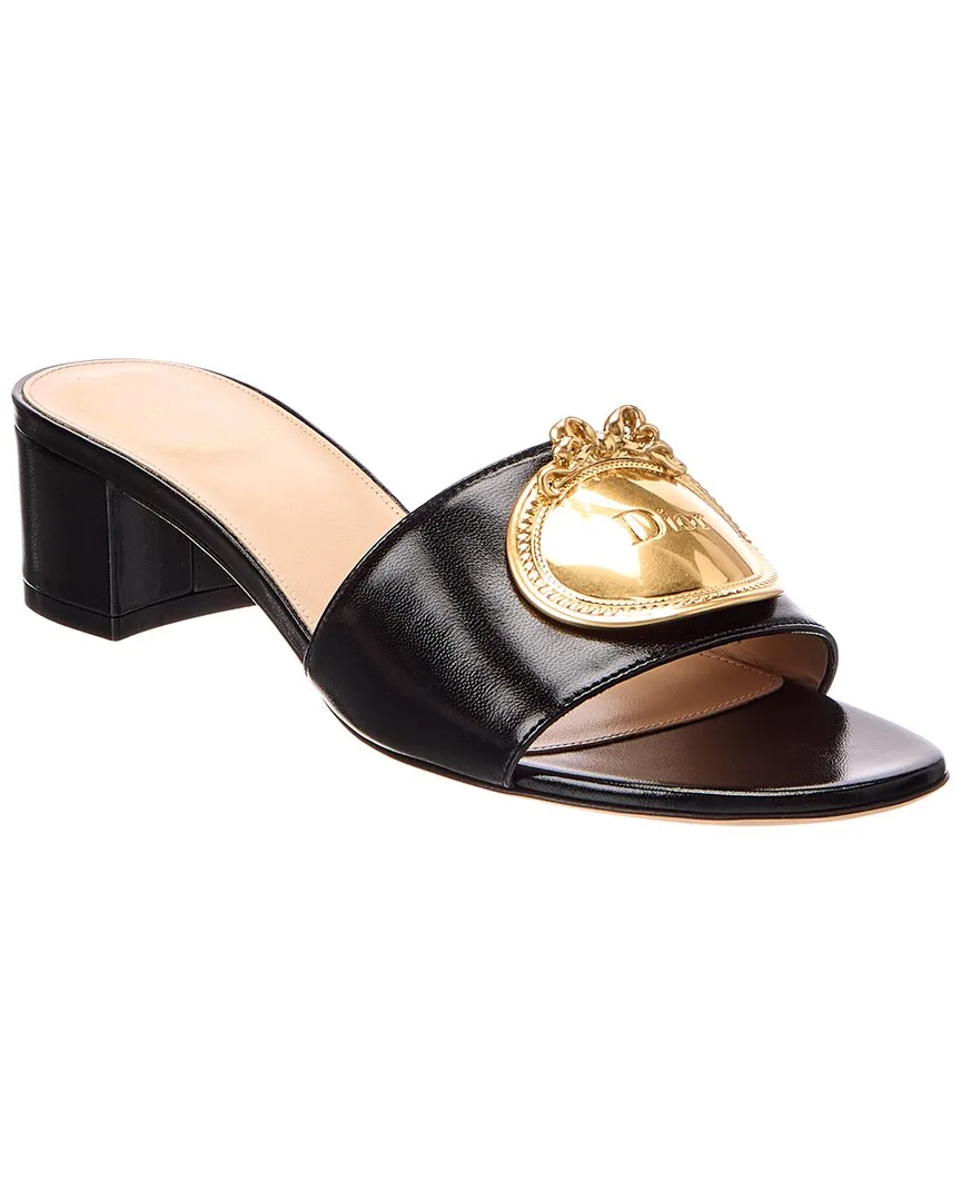 Medallion Leather Sandal by Dior