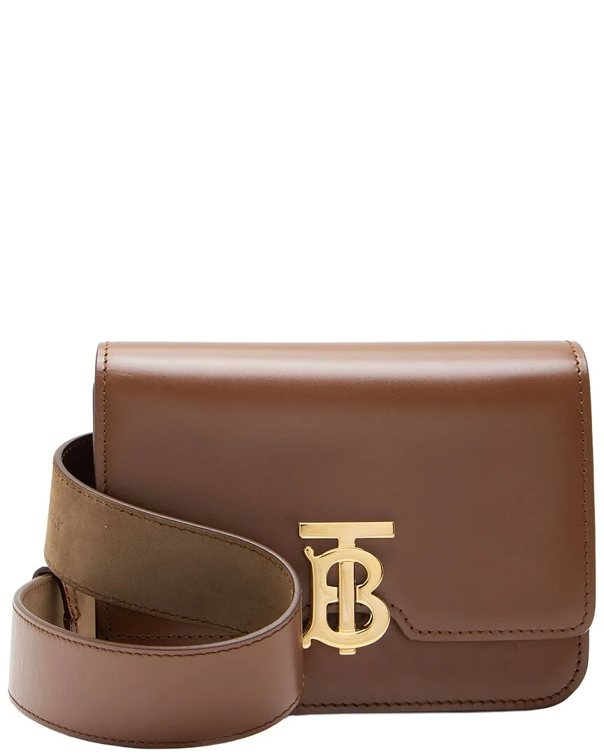 Brown Calfskin Tb Belt Bag (authentic Pre-Loved) by Burberry