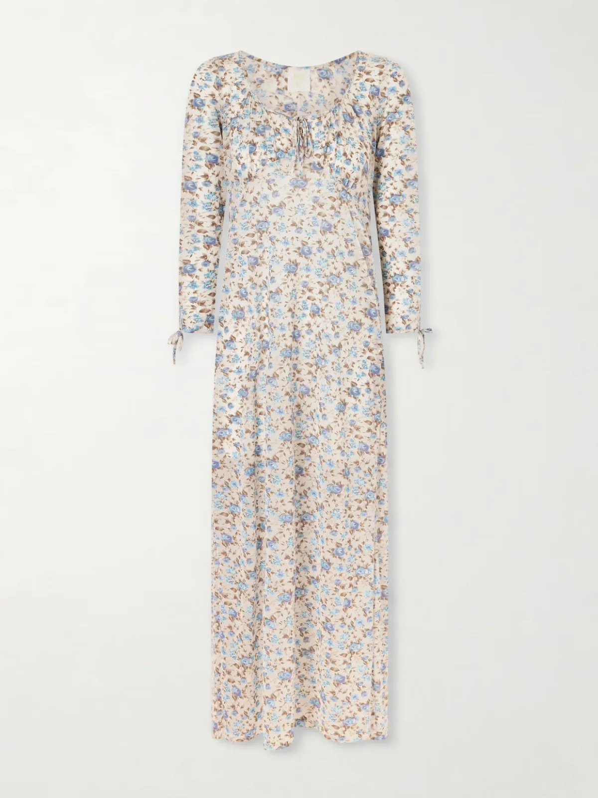 - Calico Floral-print Jersey Midi Dress -