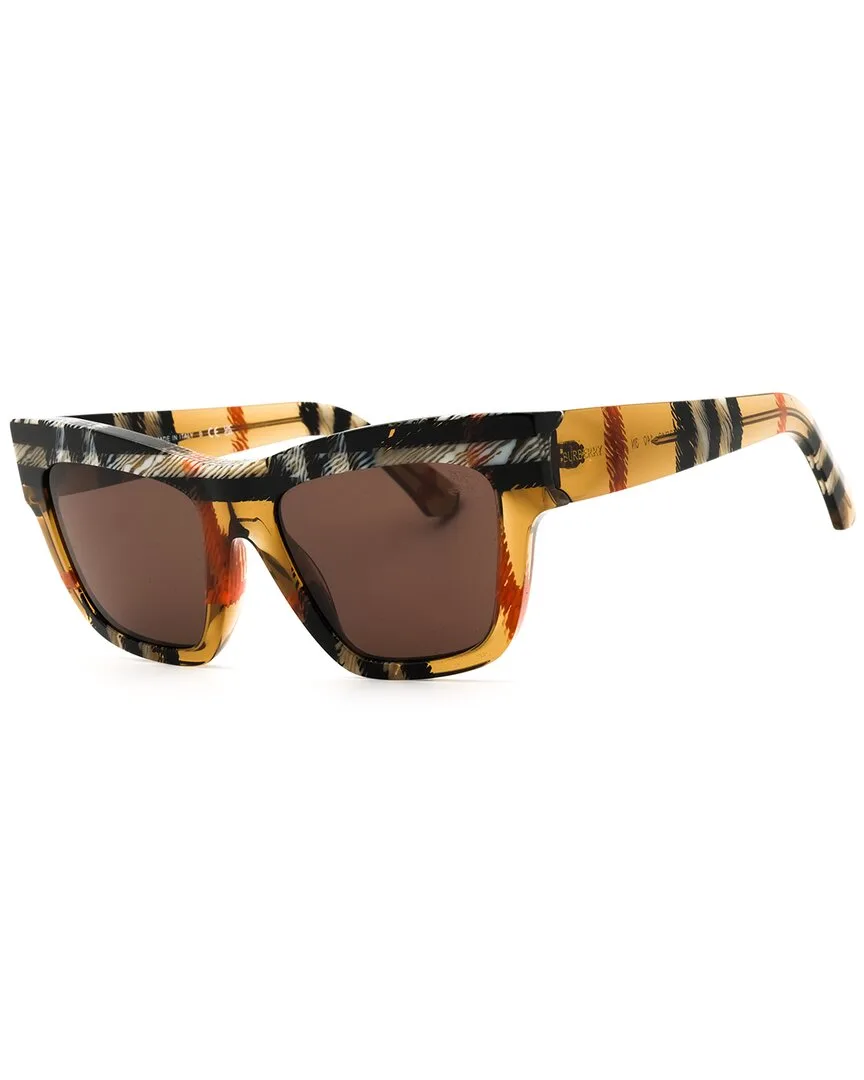 0Be4449 53Mm Sunglasses by Burberry