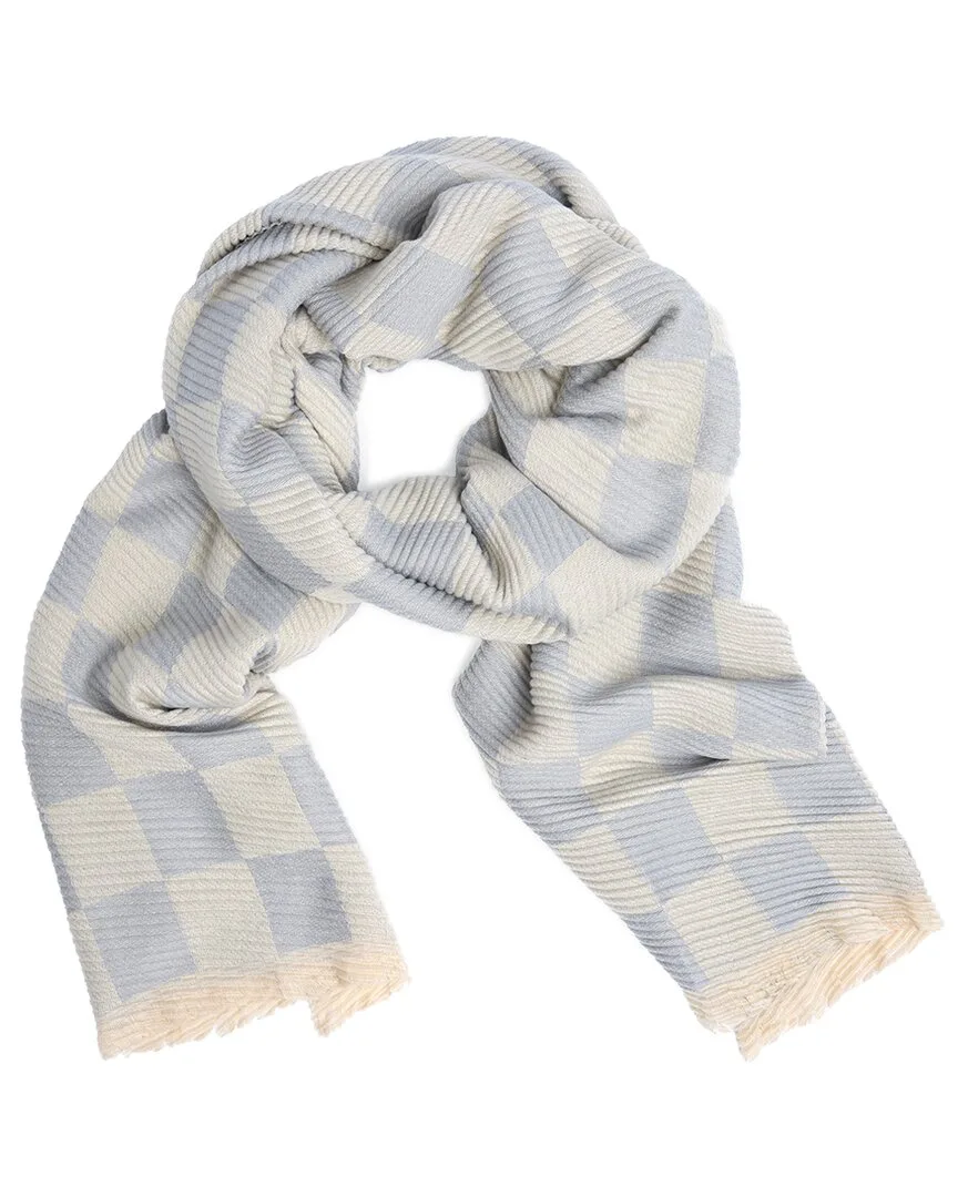 Crinkled Checkered Scarf by Saachi
