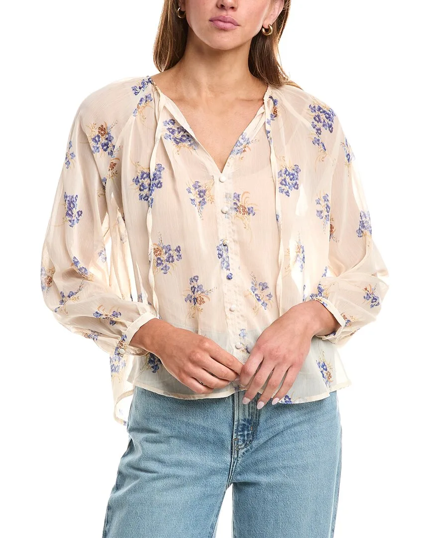Sheer Floral Top