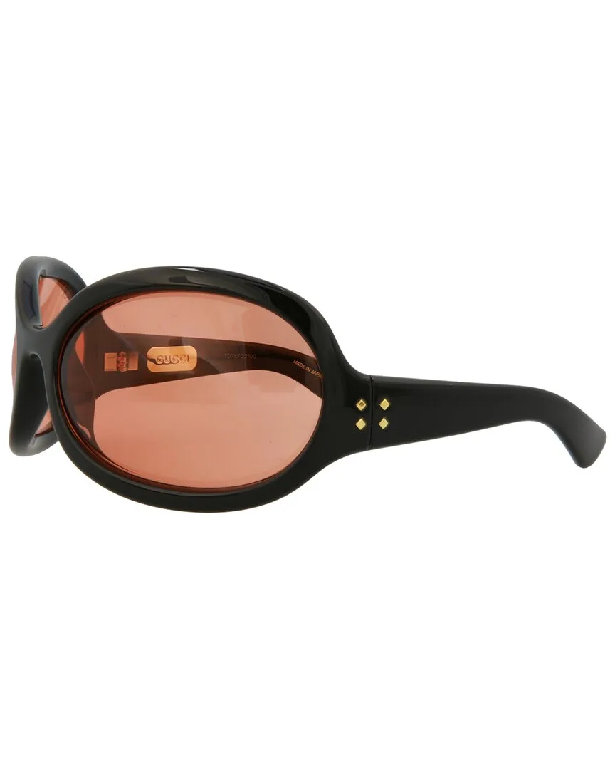 77Mm Polarized Sunglasses by Gucci