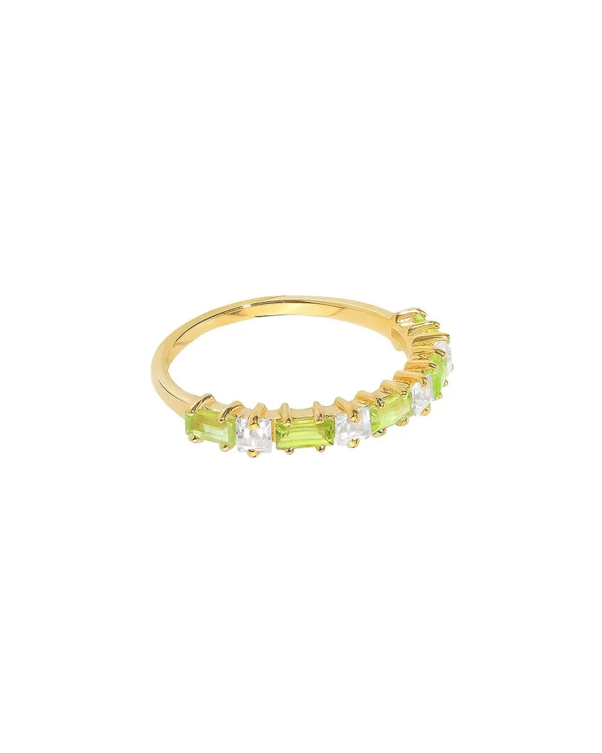 14K Over Silver 1.30 ct. tw. Gemstone Solitaire Ring by Tiramisu
