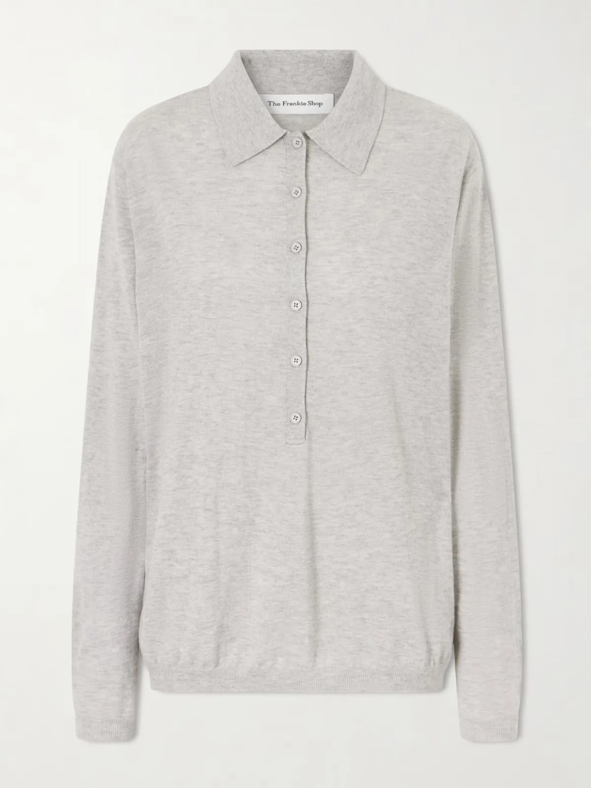 - Tala Wool-blend Polo Sweater -
