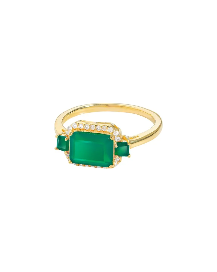 14K Over Silver 1.75 ct. tw. Gemstone Solitaire Ring by Tiramisu