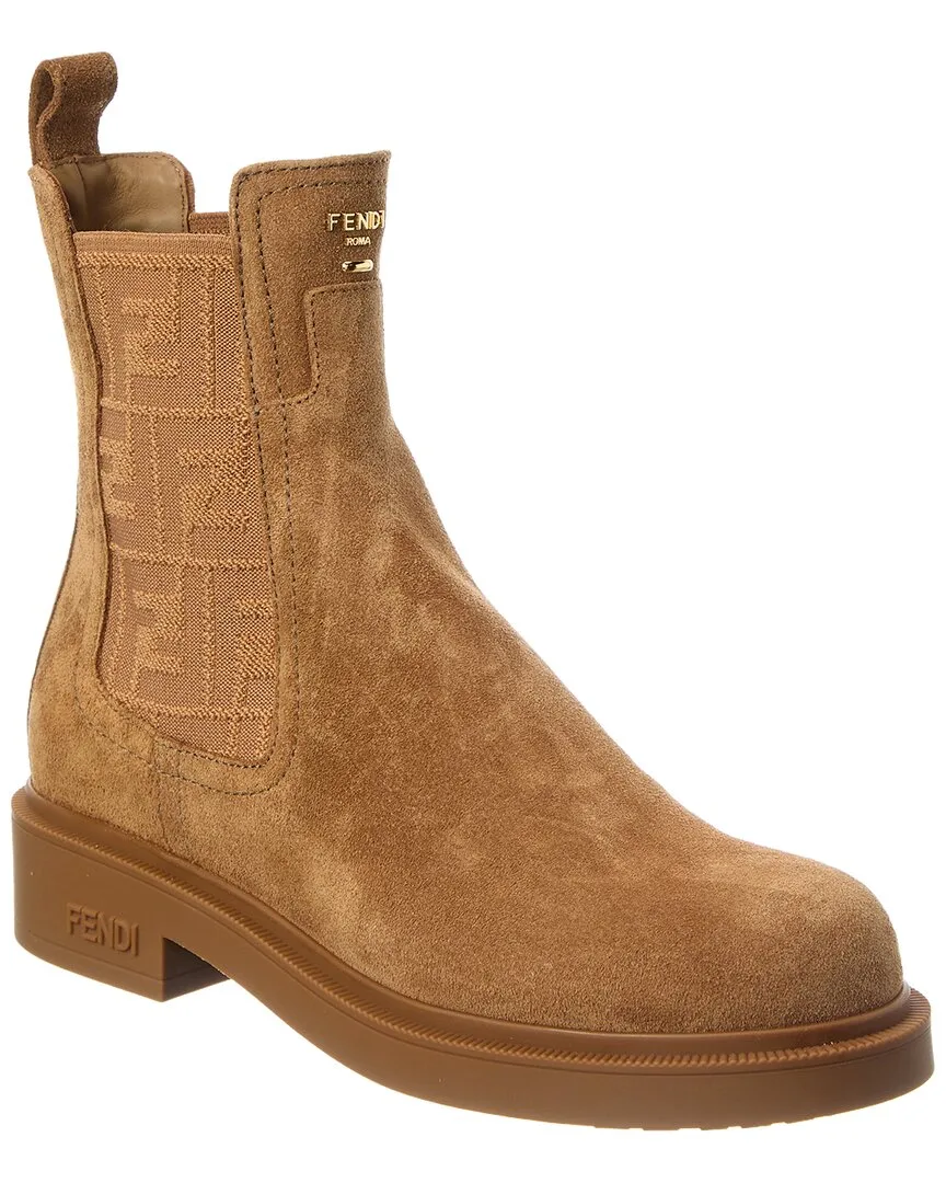 Filo Suede Biker Boot by FENDI