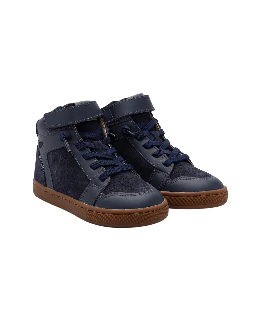 High Jump Leather & Suede Sneaker by Old Soles