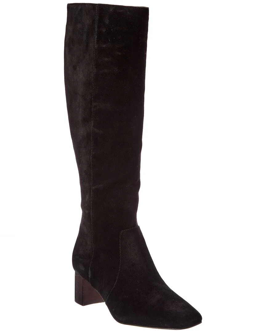 Kels Zip Suede Knee-High Boot by Stuart Weitzman