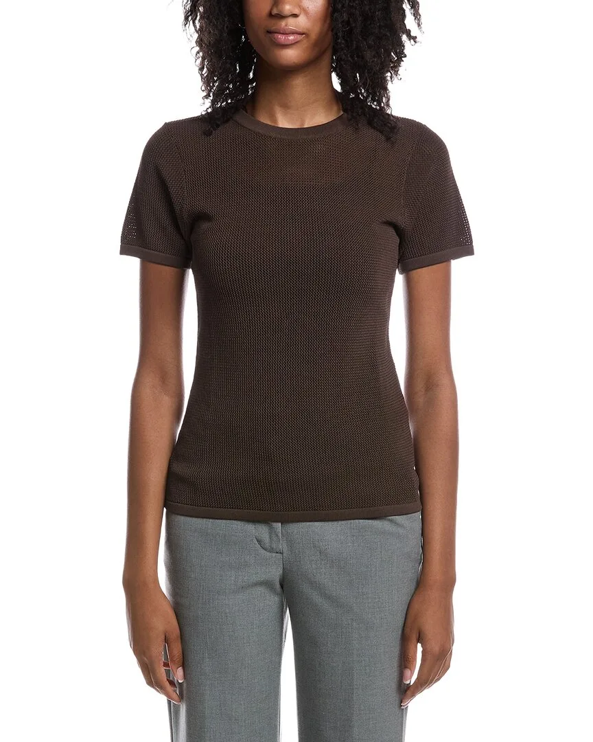 Textured Fitted T-Shirt