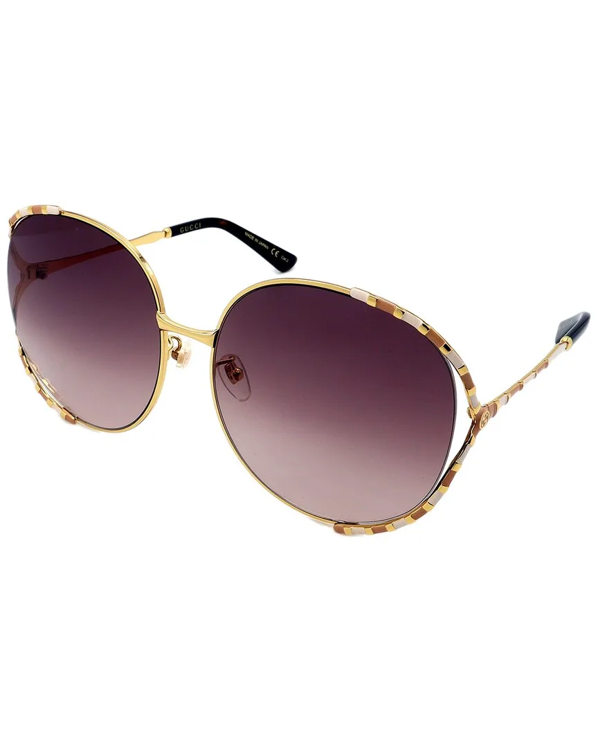 Gg0595s 64Mm Sunglasses by Gucci