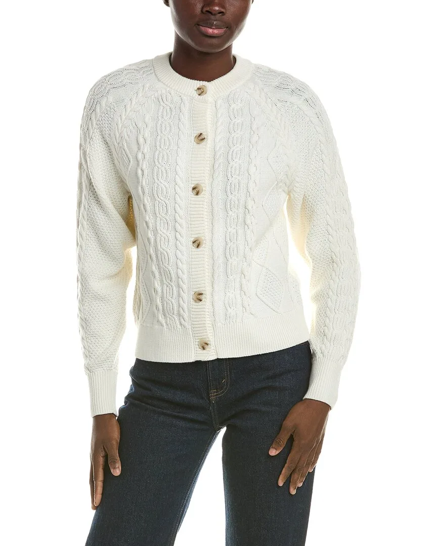 Raglan Cable Cardigan