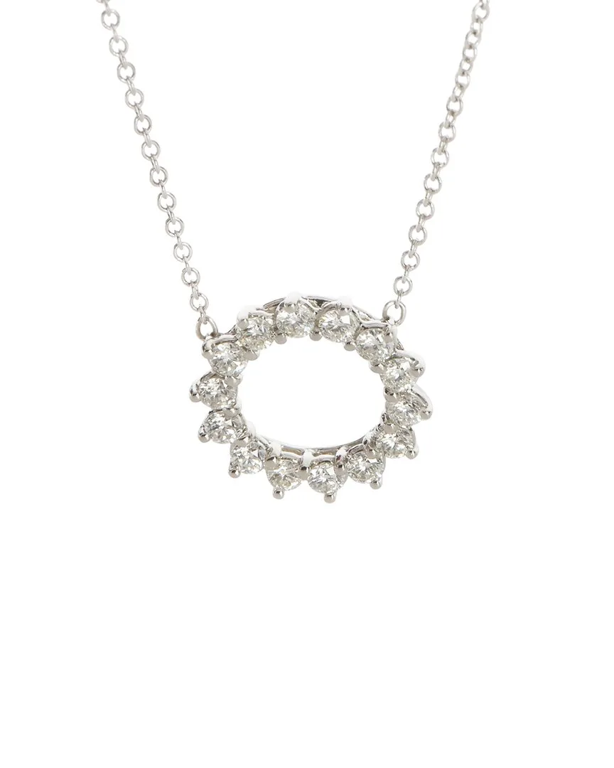 Open Circle 0.56 ct. tw. Diamond Pendant (authentic Pre-Loved) by Tiffany & Co.