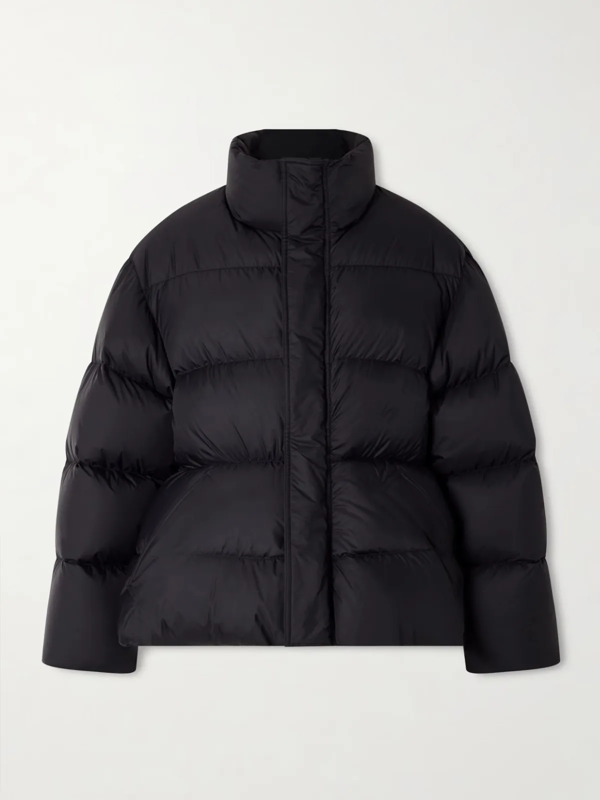 - Padded Quilted Ripstop Down Jacket -
