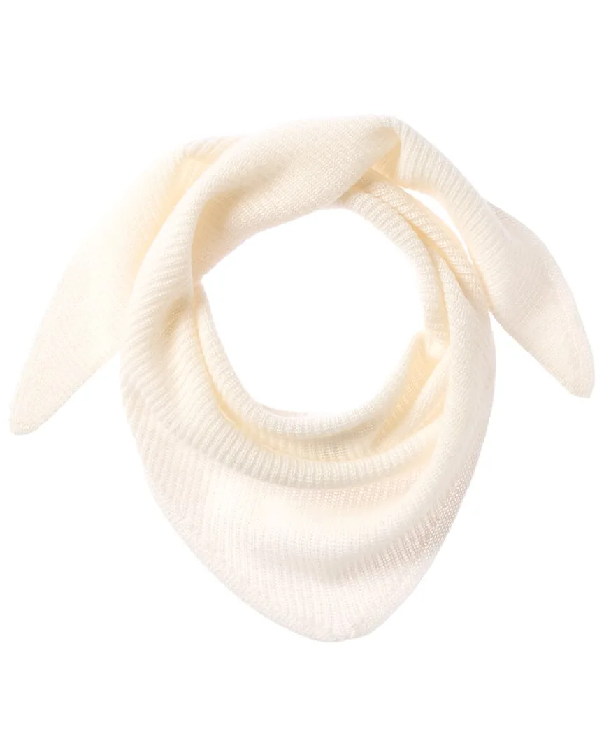 Rib Knit Cashmere Neckerchief by Phenix