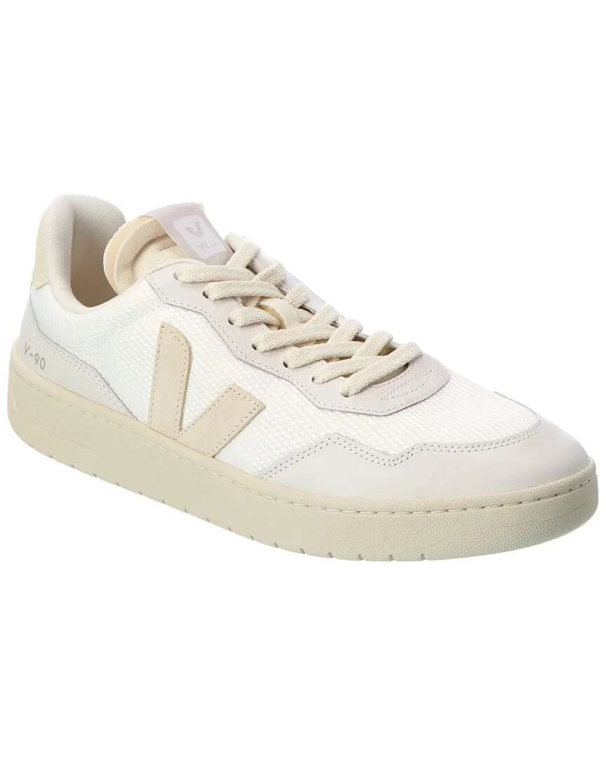 V-90 Leather & Mesh Sneaker by VEJA