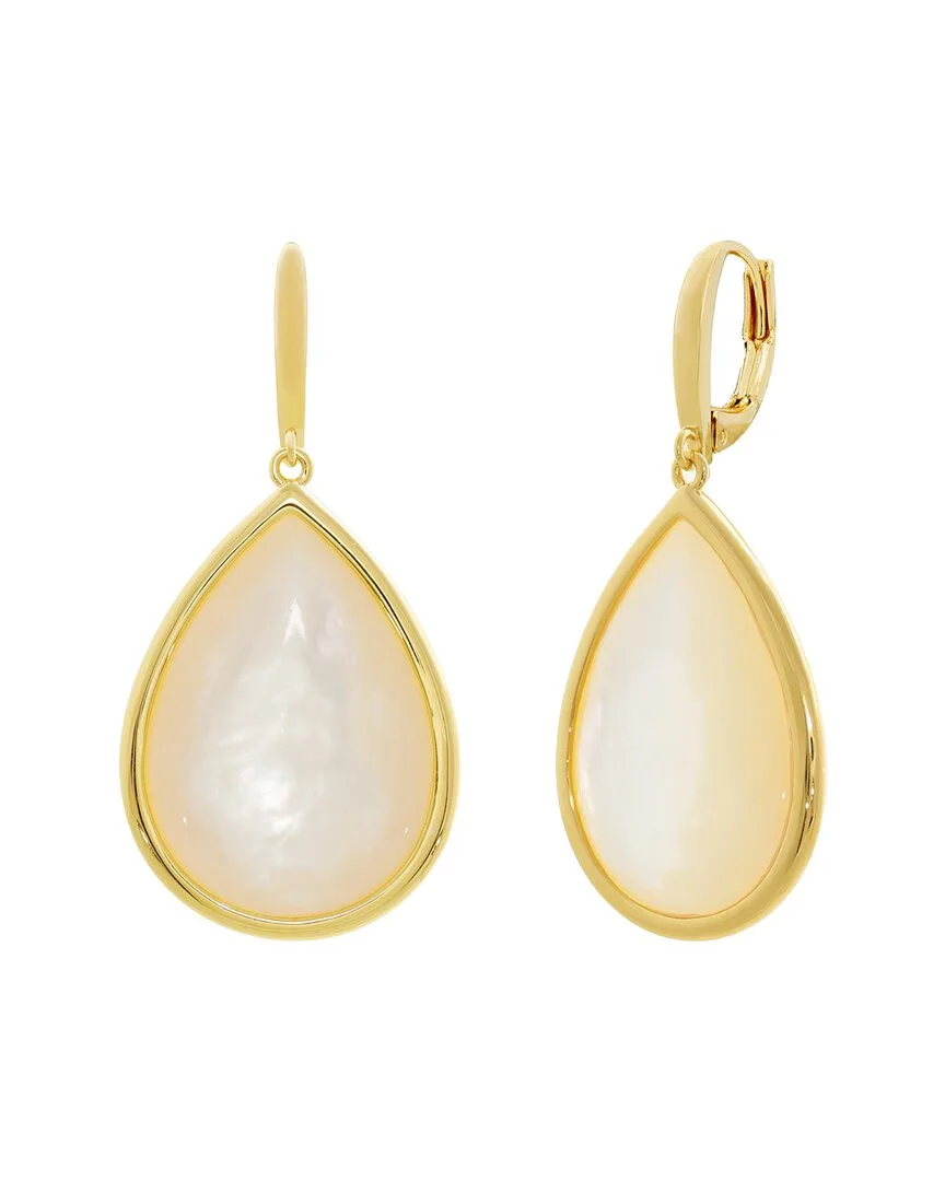 14K Plated Leverback Drop Earrings by Jankuo