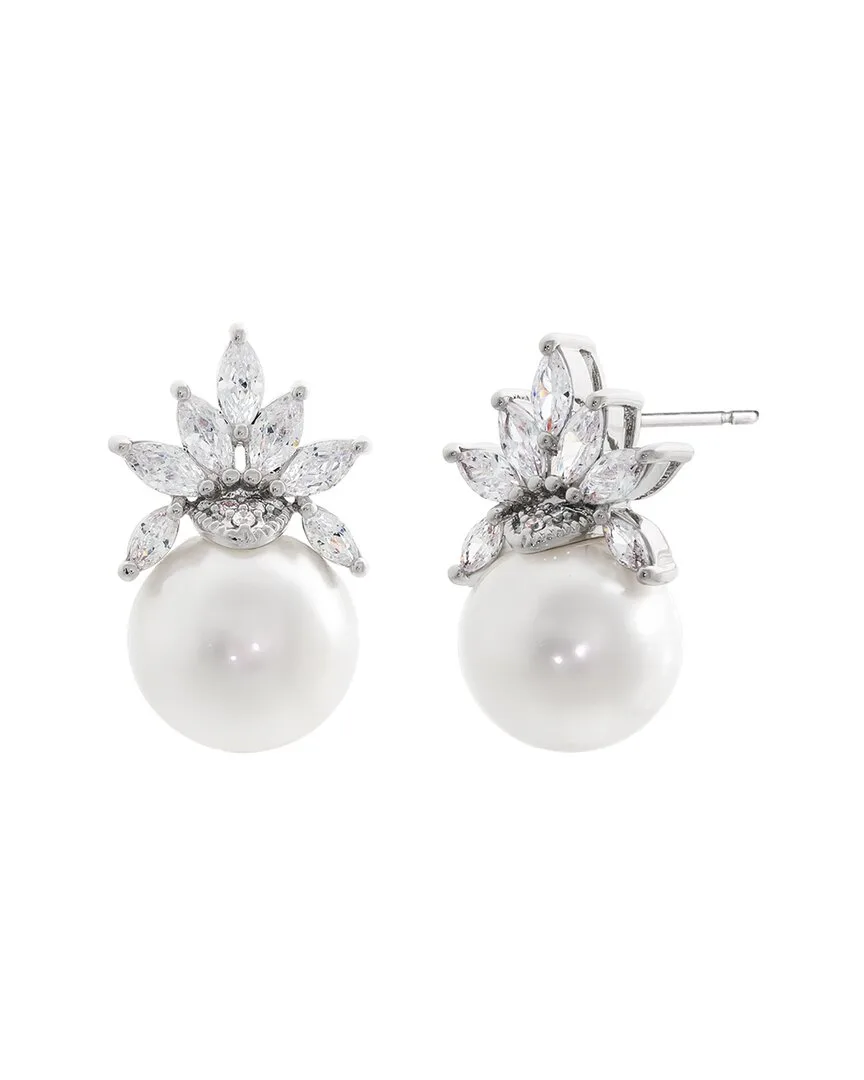 Cz Post Back Earrings by Jankuo