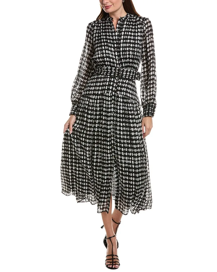 The Rue Silk-Blend Midi Dress