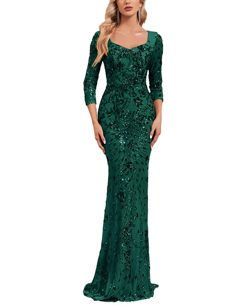 Embroidered Maxi Dress