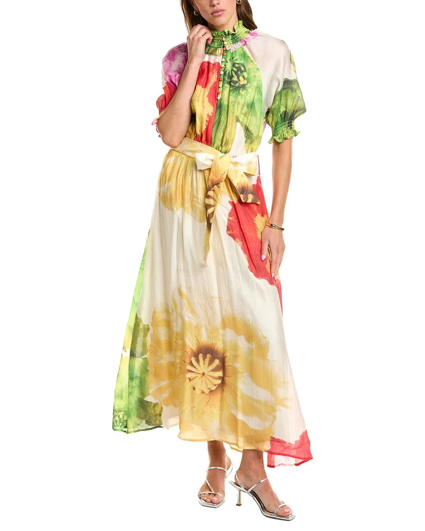 Lilia Puff Sleeve Maxi Dress