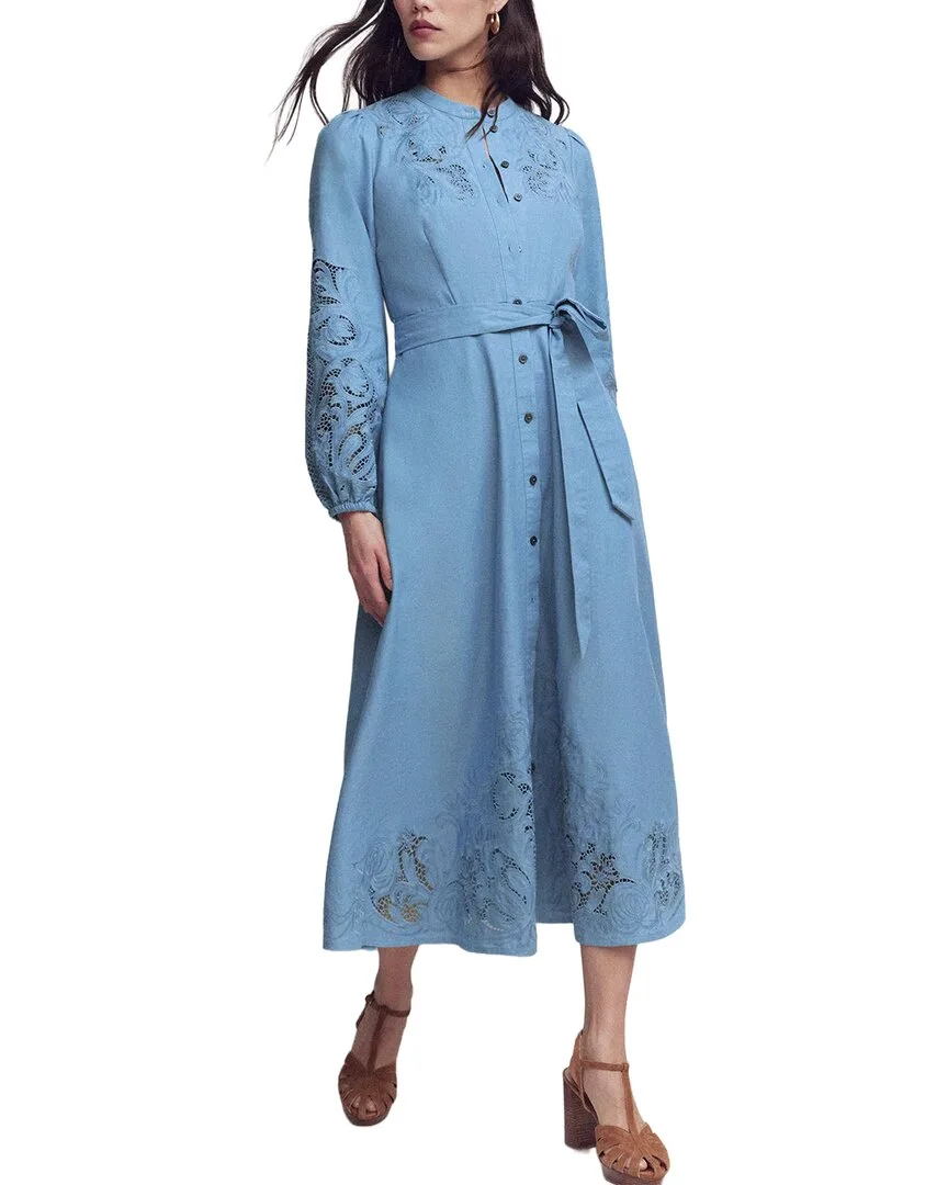 Mae Linen-Blend Shirt Dress