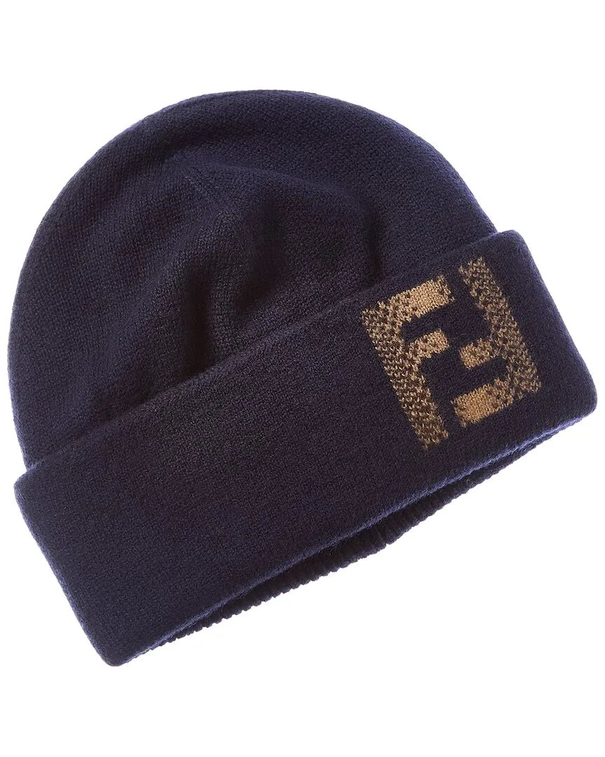 Wool & Cashmere-Blend Beanie by FENDI
